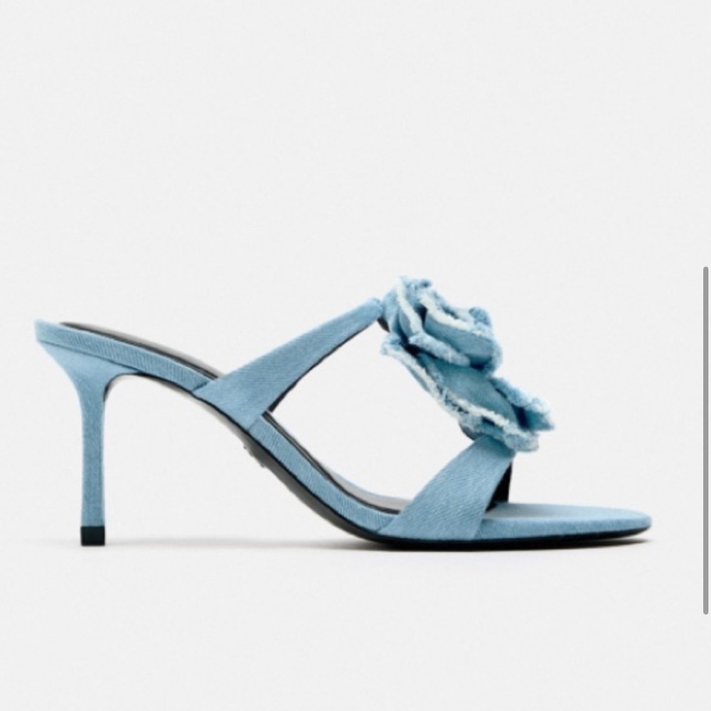 ZARA Denim heels - Picture 2 of 6